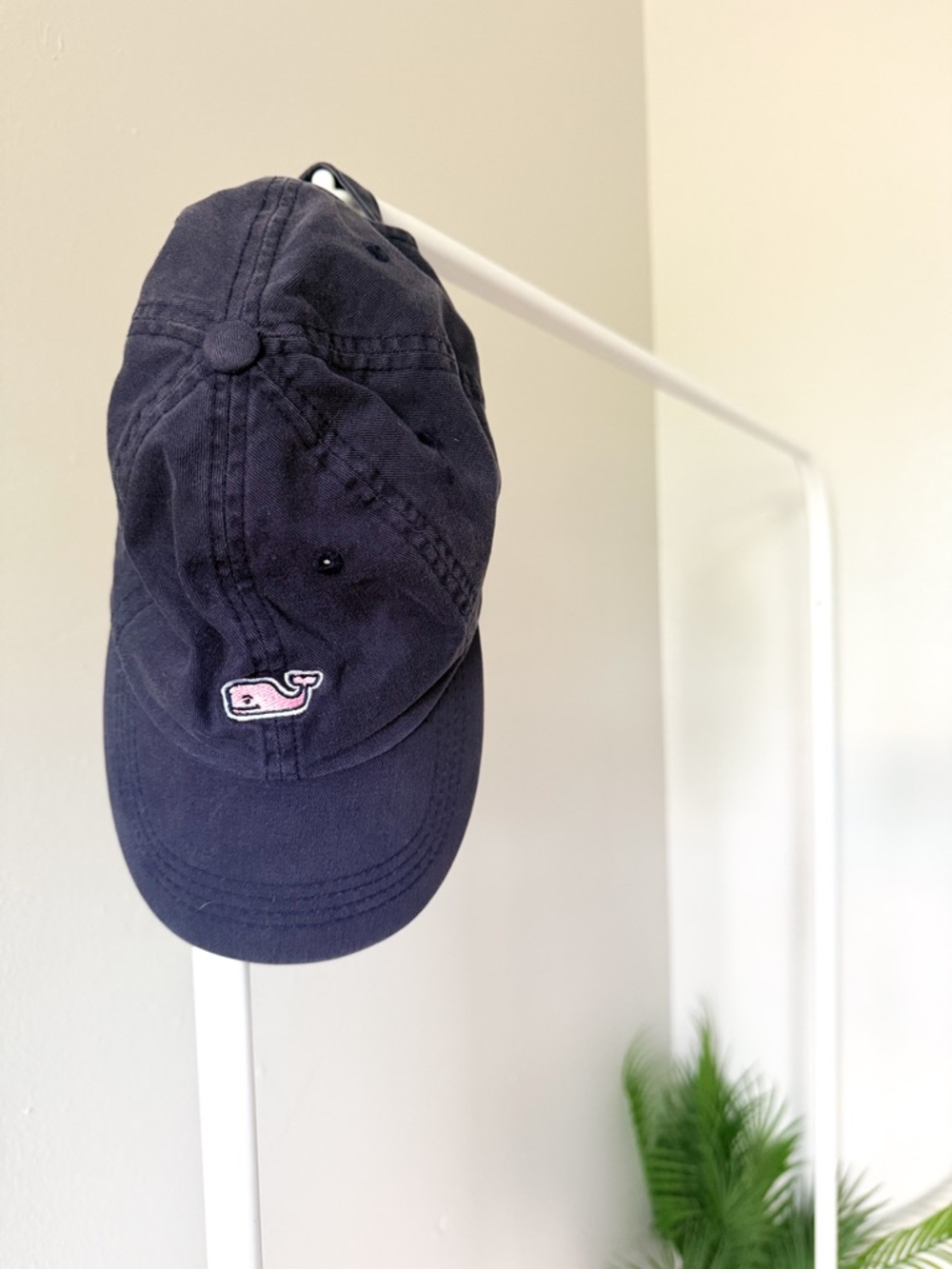 Vineyard Vines Whale Pink Denim Baseball Hat Adjustable Cap Hat